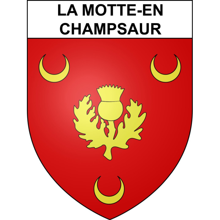 La Motte-en-Champsaur Sticker wappen, gelsenkirchen, augsburg, klebender aufkleber