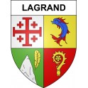 Lagrand 05 ville sticker blason écusson autocollant adhésif
