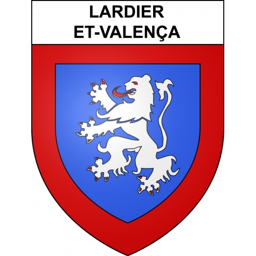 Adesivi stemma Lardier-et-Valença adesivo