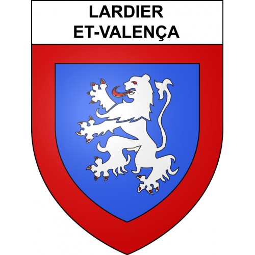 Lardier-et-Valença 05 ville sticker blason écusson autocollant adhésif