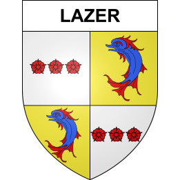 Lazer 05 ville sticker blason écusson autocollant adhésif