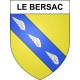 Le Bersac 05 ville sticker blason écusson autocollant adhésif