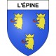 Stickers coat of arms L'Épine adhesive sticker