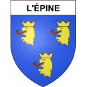 L'Épine 05 ville sticker blason écusson autocollant adhésif