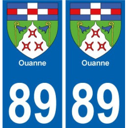 64 Pau sticker plate registration city