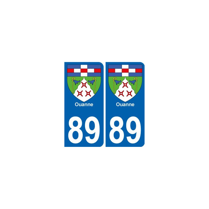 64 Pau sticker plate registration city