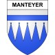 Adesivi stemma Manteyer adesivo