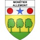 Monêtier-Allemont 05 ville sticker blason écusson autocollant adhésif