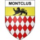 Montclus Sticker wappen, gelsenkirchen, augsburg, klebender aufkleber