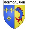 Mont-Dauphin Sticker wappen, gelsenkirchen, augsburg, klebender aufkleber