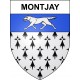 Montjay 05 ville sticker blason écusson autocollant adhésif