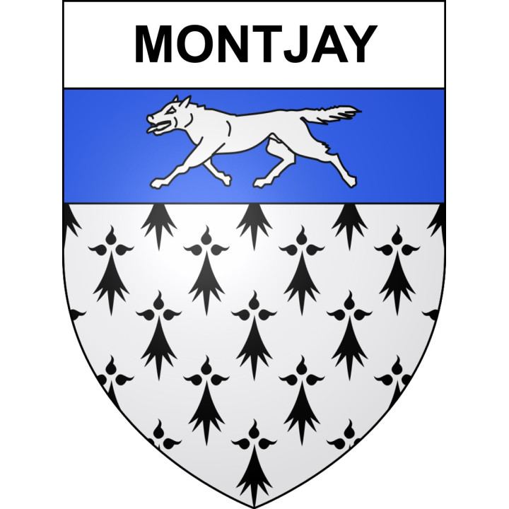 Stickers coat of arms Montjay adhesive sticker