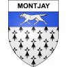 Montjay 05 ville sticker blason écusson autocollant adhésif