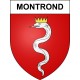 Pegatinas escudo de armas de Montrond adhesivo de la etiqueta engomada