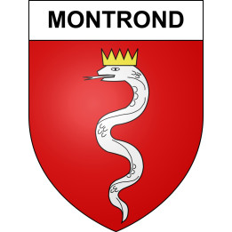 Montrond Sticker wappen, gelsenkirchen, augsburg, klebender aufkleber