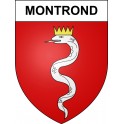 Montrond Sticker wappen, gelsenkirchen, augsburg, klebender aufkleber