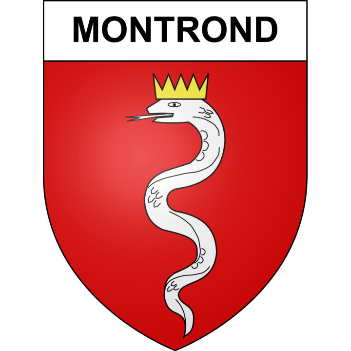 Montrond Sticker wappen, gelsenkirchen, augsburg, klebender aufkleber