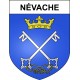 Pegatinas escudo de armas de Névache adhesivo de la etiqueta engomada