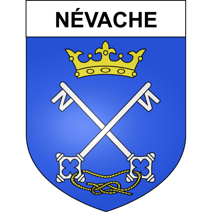 Névache 05 ville sticker blason écusson autocollant adhésif