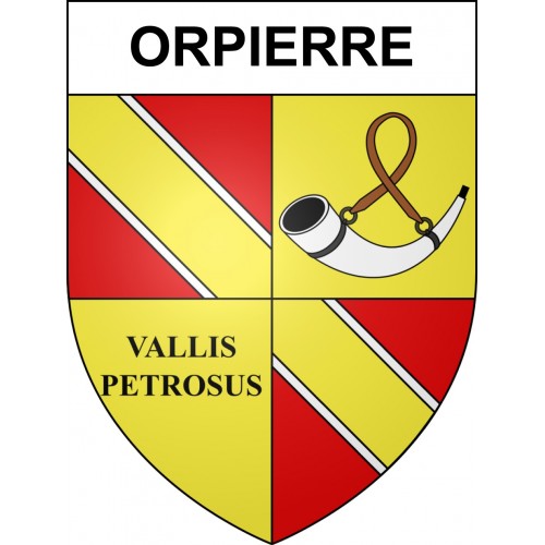 Stickers coat of arms Orpierre adhesive sticker
