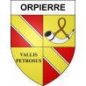 Stickers coat of arms Orpierre adhesive sticker