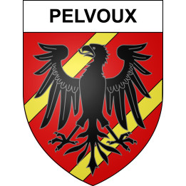 Stickers coat of arms Pelvoux adhesive sticker