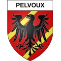 Pelvoux Sticker wappen, gelsenkirchen, augsburg, klebender aufkleber