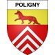 Stickers coat of arms Poligny adhesive sticker