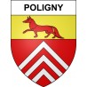 Stickers coat of arms Poligny adhesive sticker