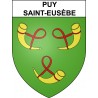 Puy-Saint-Eusèbe 05 ville sticker blason écusson autocollant adhésif