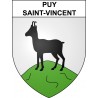 Pegatinas escudo de armas de Puy-Saint-Vincent adhesivo de la etiqueta engomada