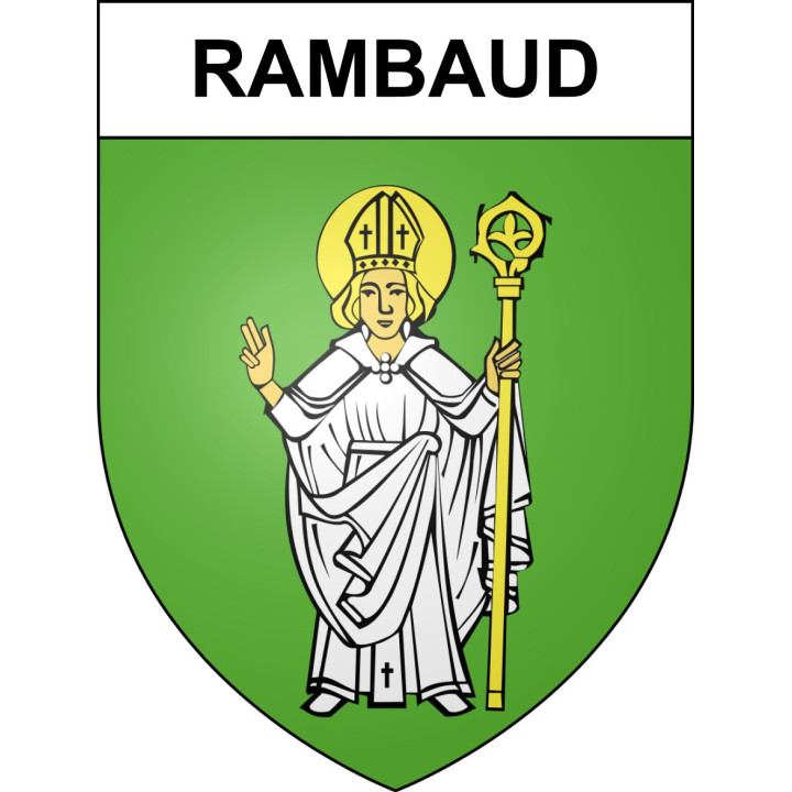 Stickers coat of arms Rambaud adhesive sticker
