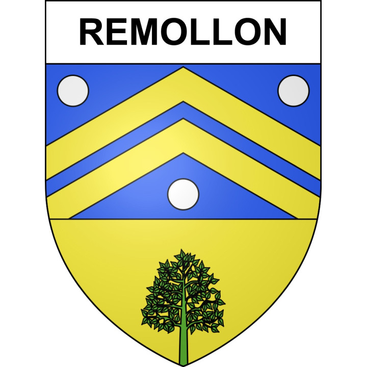 Remollon 05 ville sticker blason écusson autocollant adhésif