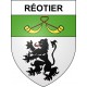 Stickers coat of arms Réotier adhesive sticker