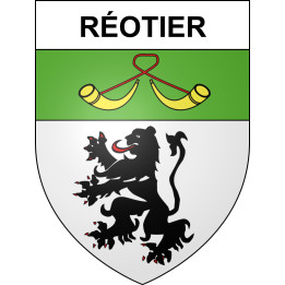 Réotier 05 ville sticker blason écusson autocollant adhésif