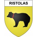 Stickers coat of arms Ristolas adhesive sticker