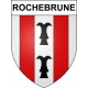 Stickers coat of arms Rochebrune adhesive sticker