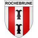 Rochebrune Sticker wappen, gelsenkirchen, augsburg, klebender aufkleber