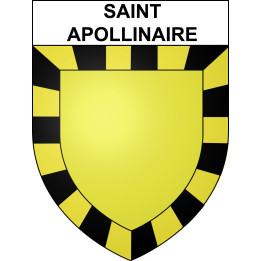 Saint-Apollinaire 05 ville sticker blason écusson autocollant adhésif