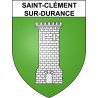 Adesivi stemma Saint-Clément-sur-Durance adesivo