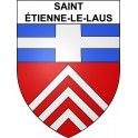 Saint-Étienne-le-Laus 05 ville sticker blason écusson autocollant adhésif