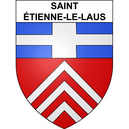 Stickers coat of arms Saint-Étienne-le-Laus adhesive sticker
