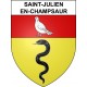 Stickers coat of arms Saint-Julien-en-Champsaur adhesive sticker