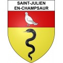 Stickers coat of arms Saint-Julien-en-Champsaur adhesive sticker