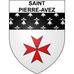 Saint-Pierre-Avez Sticker wappen, gelsenkirchen, augsburg, klebender aufkleber