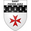 Stickers coat of arms Saint-Pierre-Avez adhesive sticker