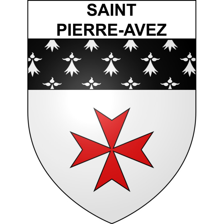 Saint-Pierre-Avez Sticker wappen, gelsenkirchen, augsburg, klebender aufkleber