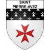 Saint-Pierre-Avez 05 ville sticker blason écusson autocollant adhésif