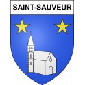 Saint-Sauveur 05 ville sticker blason écusson autocollant adhésif