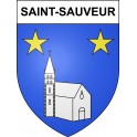 Stickers coat of arms Saint-Sauveur adhesive sticker